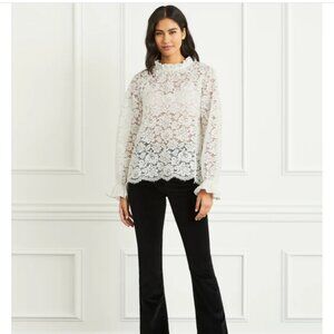 Hill House White Lace Blouse